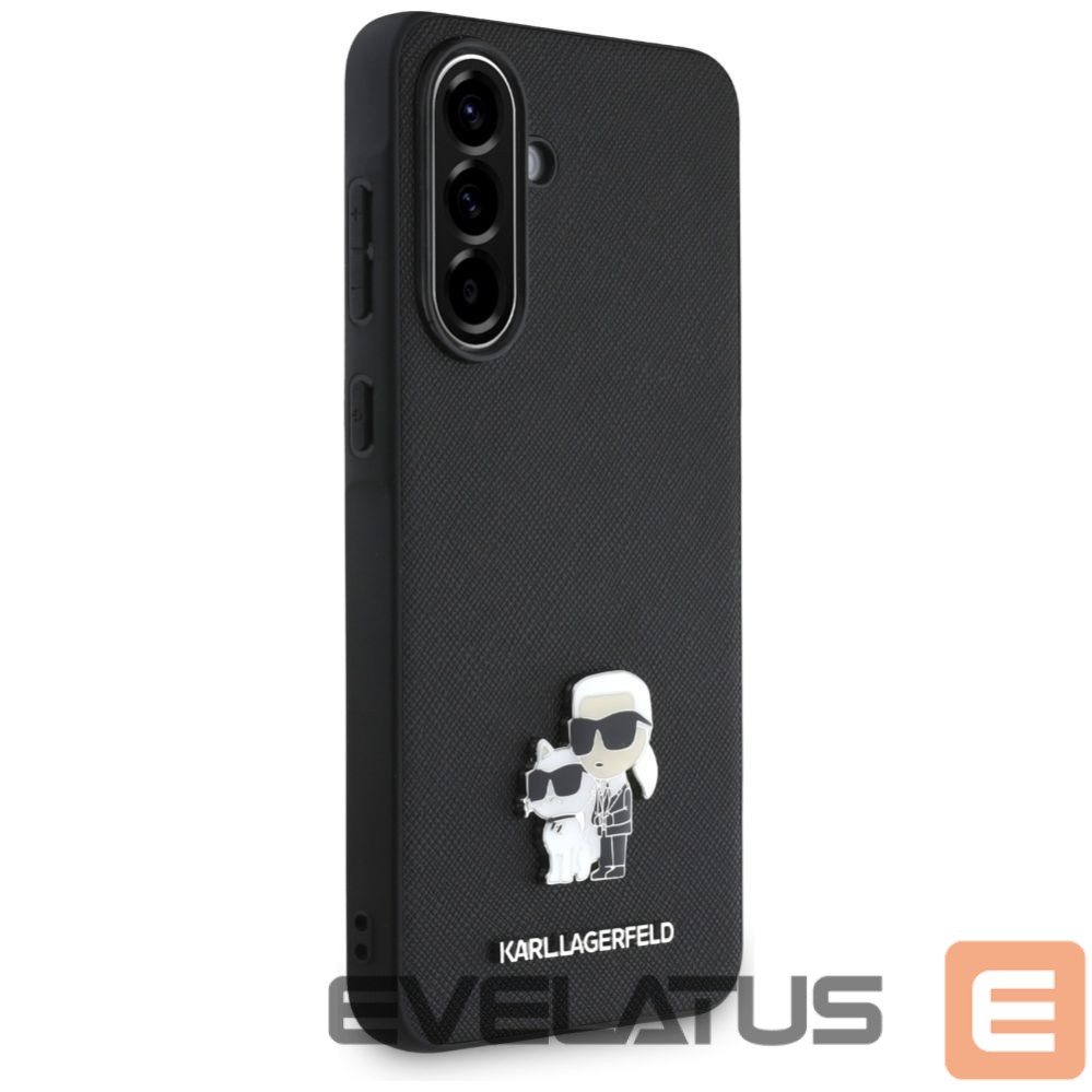 Другие товары Karl Lagerfeld Karl Lagerfeld Saffiano Case w/ K&C Metal Logo for Samsung Galaxy A36 - Black