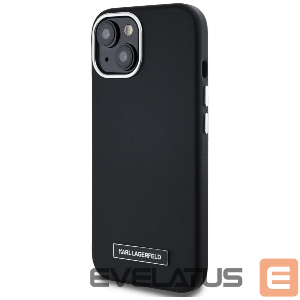Другие товары Karl Lagerfeld Karl Lagerfeld FW Metal Plate MagSafe iPhone 15 Case - Black