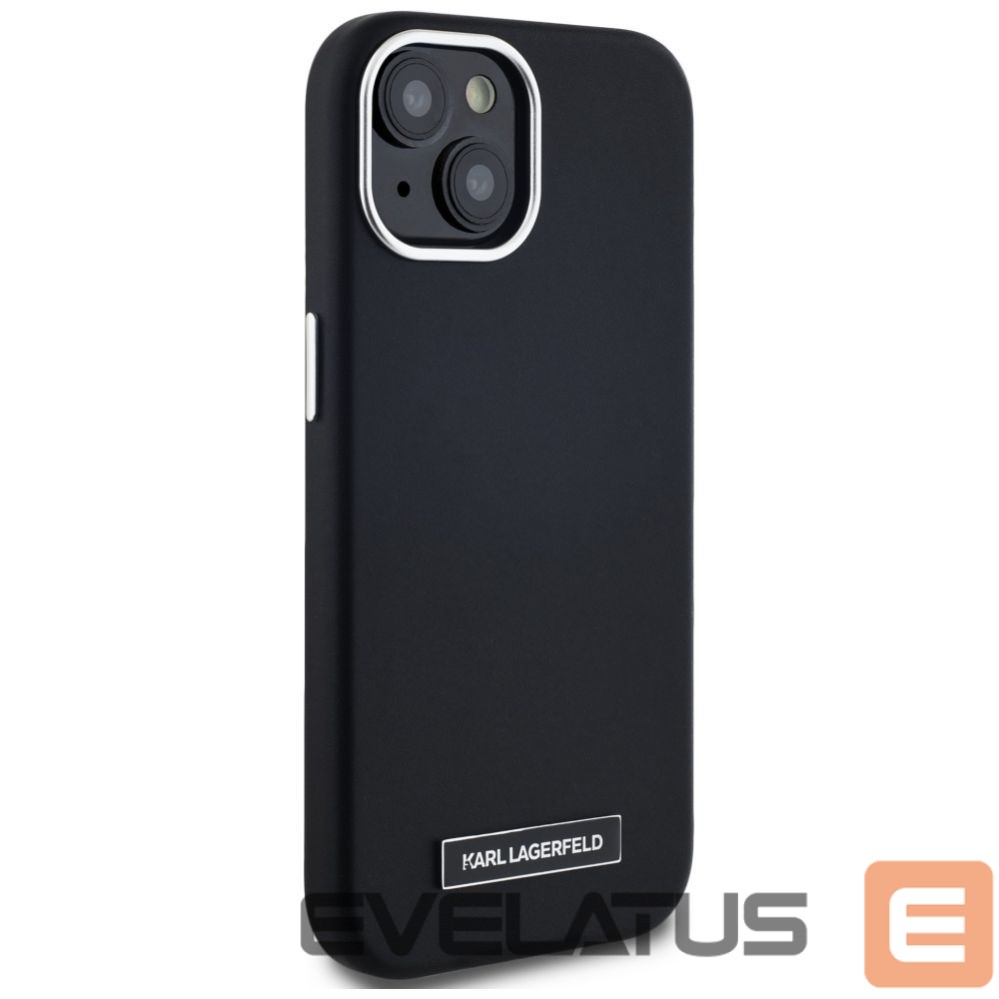 Другие товары Karl Lagerfeld Karl Lagerfeld FW Metal Plate MagSafe iPhone 15 Case - Black