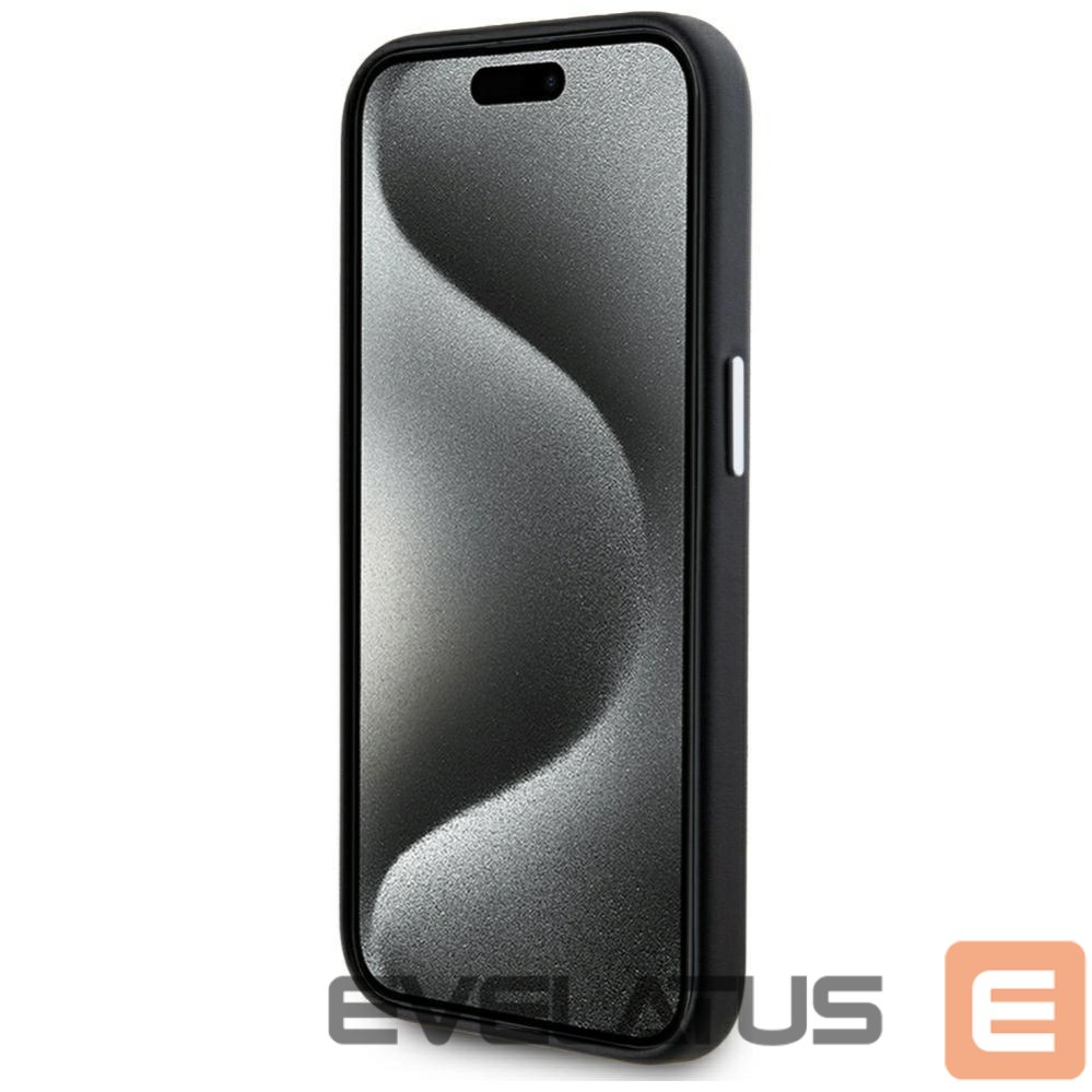 Другие товары Karl Lagerfeld Karl Lagerfeld FW Metal Plate MagSafe iPhone 15 Pro Case - Black