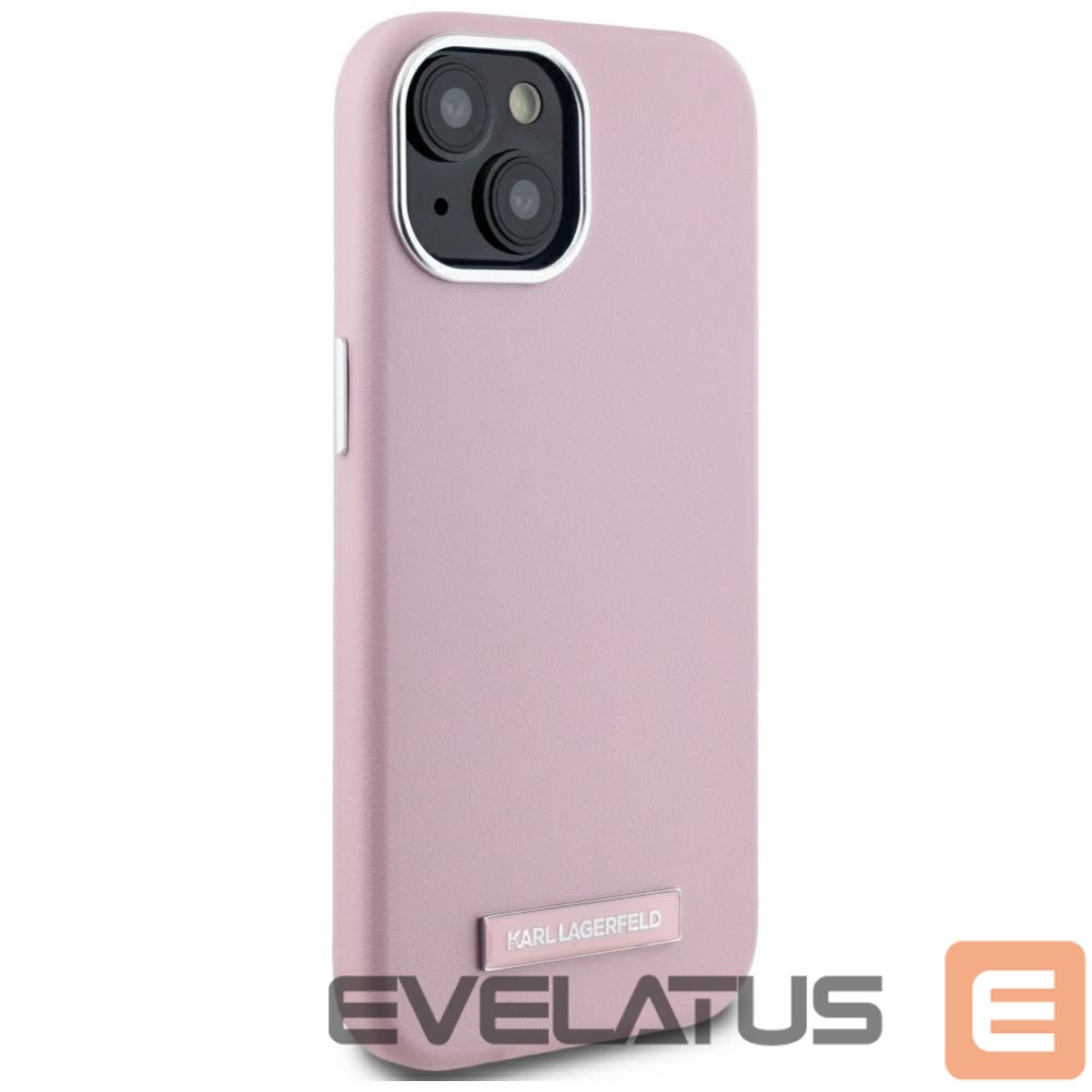 Другие товары Karl Lagerfeld Karl Lagerfeld FW Metal Plate MagSafe iPhone 15 Case - Pink