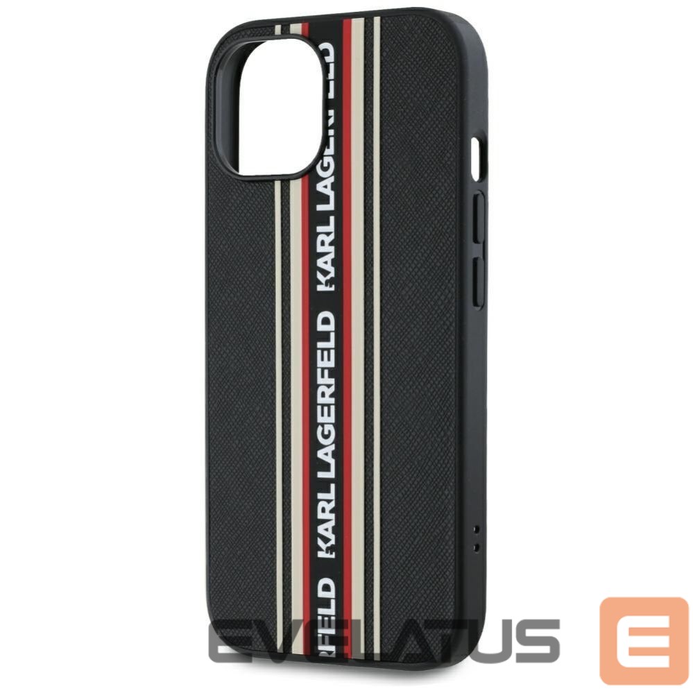 Другие товары Karl Lagerfeld Karl Lagerfeld Saffiano Athleisure Stripes Cord iPhone 15 Case - Red