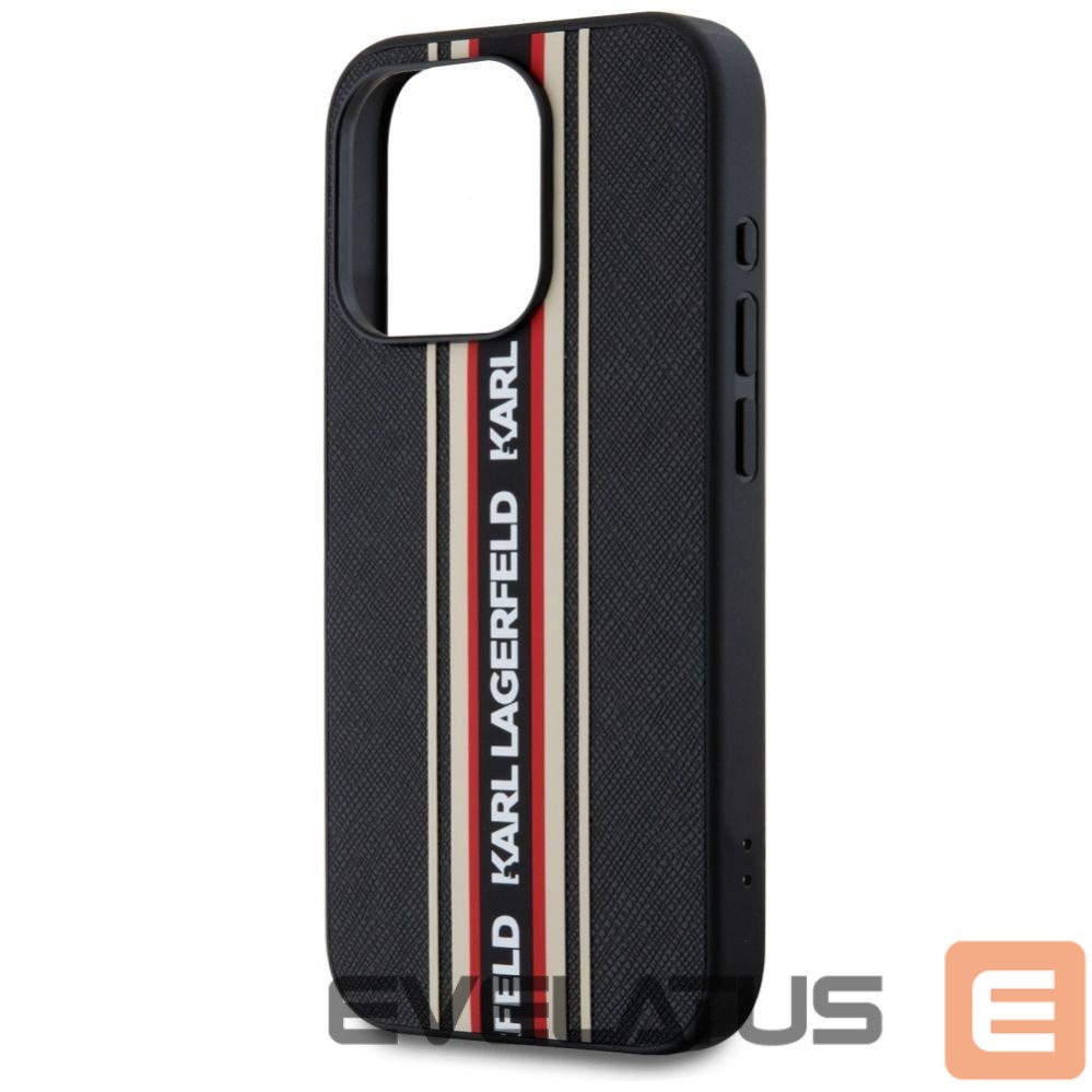 Другие товары Karl Lagerfeld Karl Lagerfeld Saffiano Athleisure Stripes Cord iPhone 15 Pro Max Case - Red