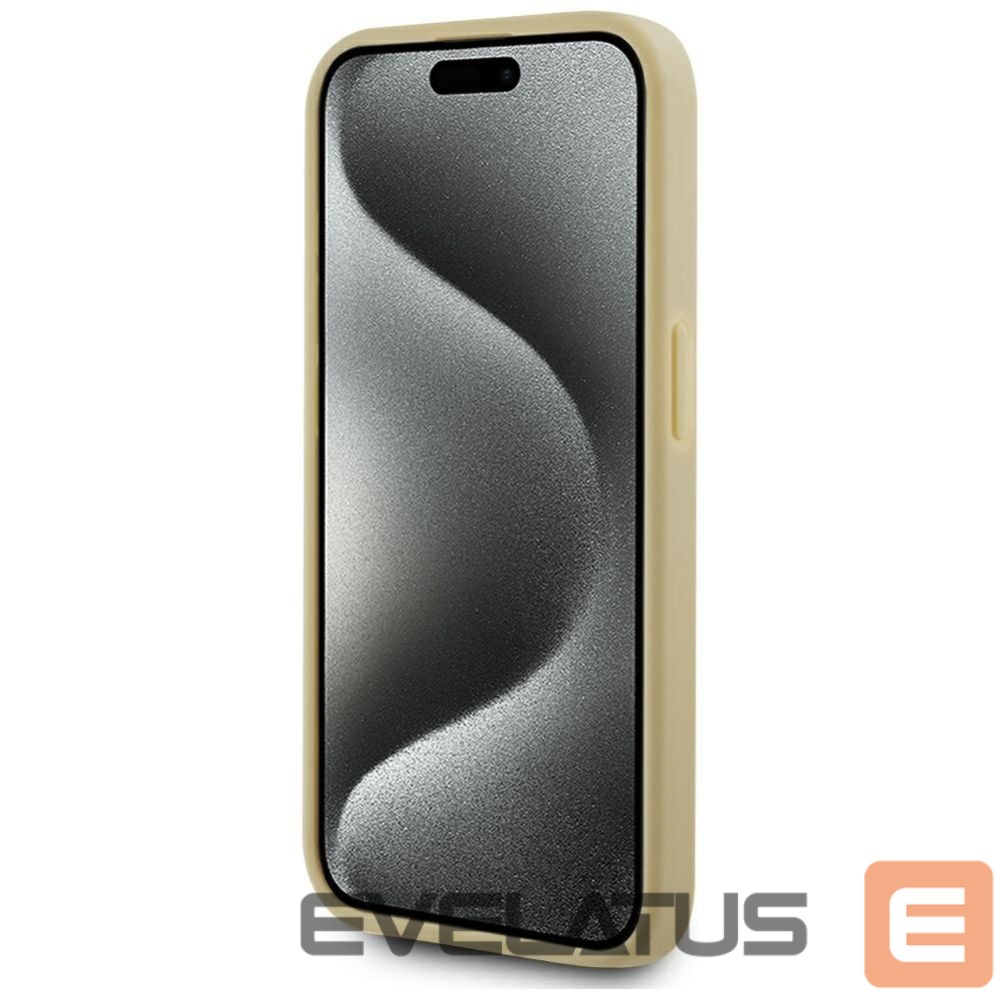 Другие товары Karl Lagerfeld Karl Lagerfeld Wrinkled Metal Signature iPhone 15 Pro Case - Gold