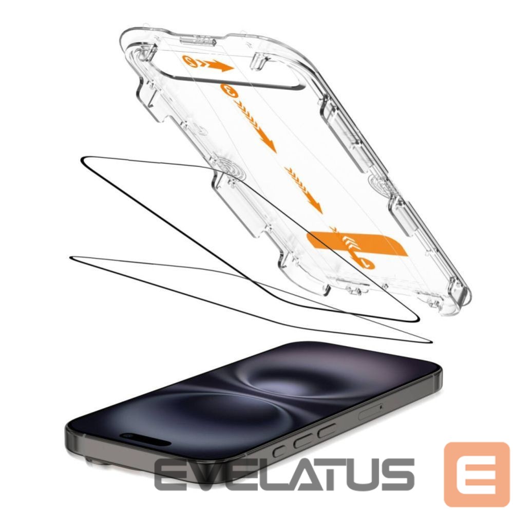 Другие товары Tech-Protect Tech-Protect Quick Set+ Tempered Glass 2-pack for iPhone 15 / 16
