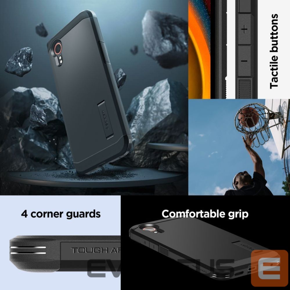 Другие товары Spigen Spigen Tough Armor Case for Samsung Galaxy Xcover 7 Pro - Black