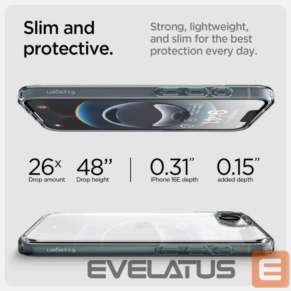 Другие товары Spigen Spigen Ultra Hybrid Case for iPhone 16e / 17e - Gray