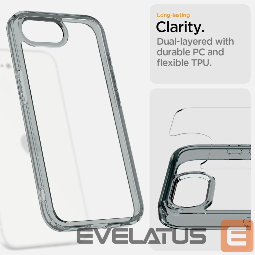 Другие товары Spigen Spigen Ultra Hybrid Case for iPhone 16e / 17e - Gray