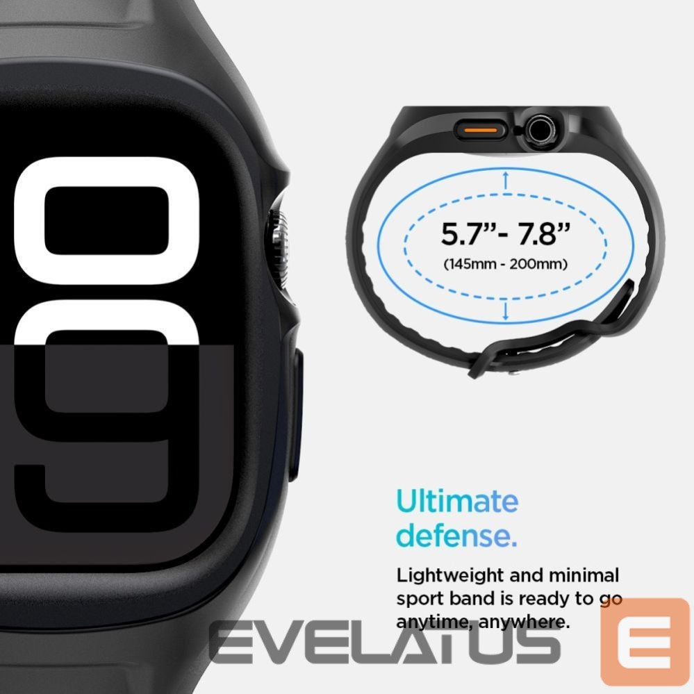 Другие товары Spigen Spigen Liquid Air Pro Strap for Apple Watch 46mm - Matte Black