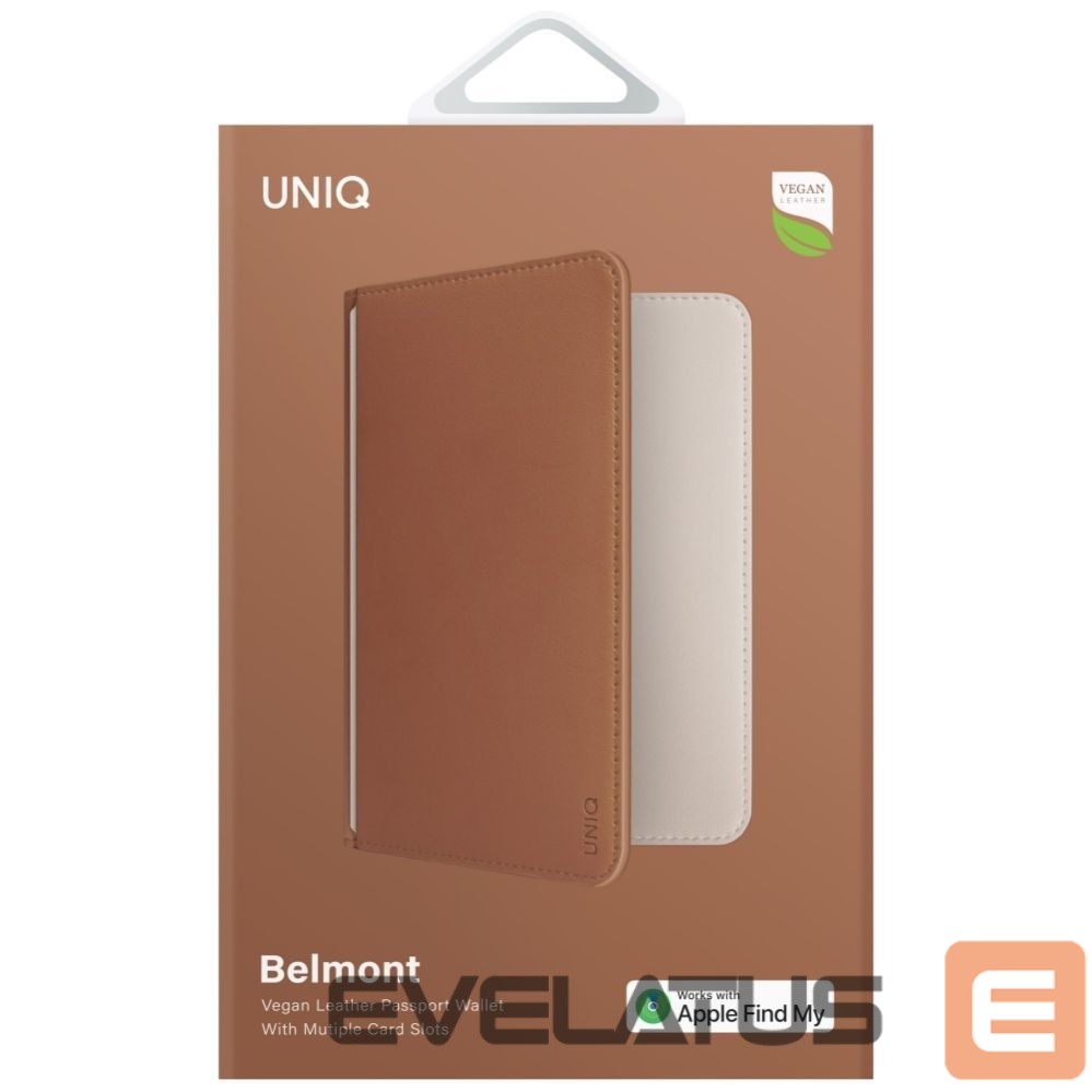 Другие товары UNIQ Uniq Belmont Passport Case with Apple Find My RFID Blocking Caramel Beige