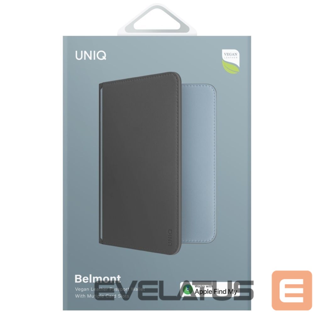 Другие товары UNIQ Uniq Belmont Passport Case with Apple Find My RFID Blocking Gray Blue