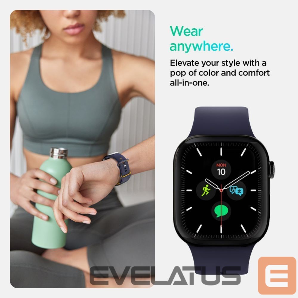 Другие товары Spigen Spigen Nano Pop Strap for Apple Watch 40/41/42 mm - Navy Blue/Orange