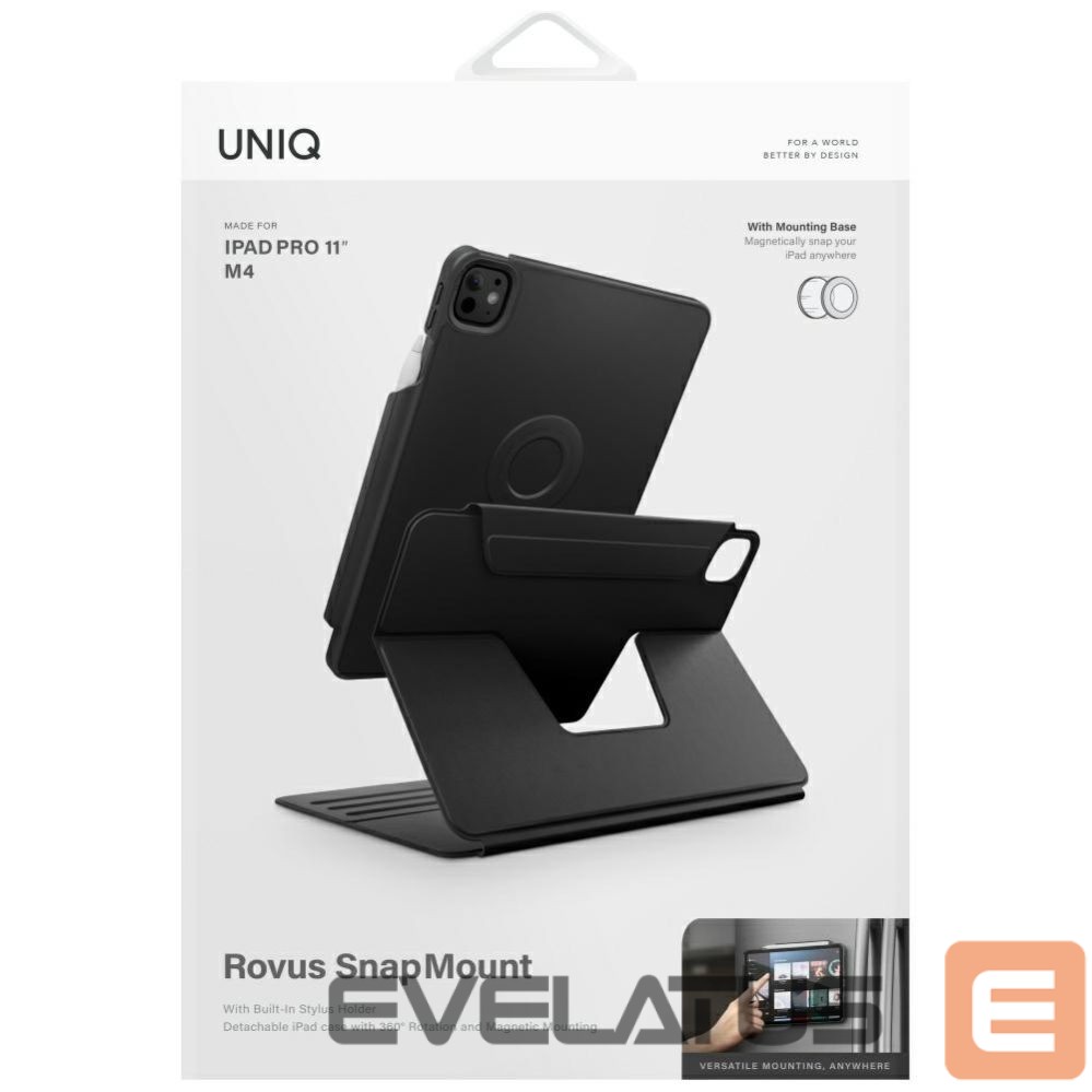 Другие товары UNIQ Uniq Rovus Snapmount Magnetic 360 Rotating Detachable case for iPad Pro 11" 2024 (5th generation) - black