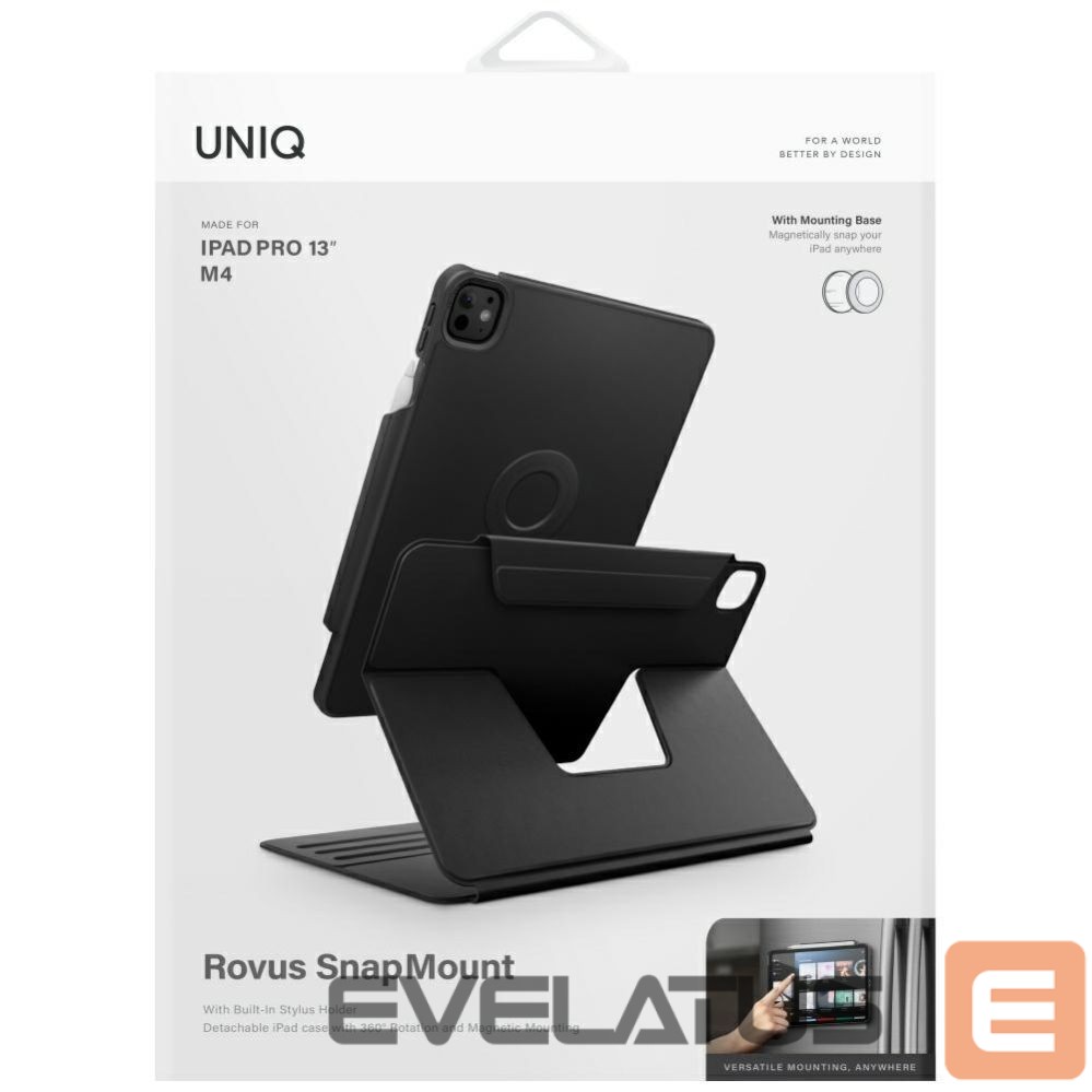 Другие товары UNIQ Uniq Rovus Snapmount Magnetic 360 Rotating Detachable case for iPad Pro 13" 2024 (7th generation) - black