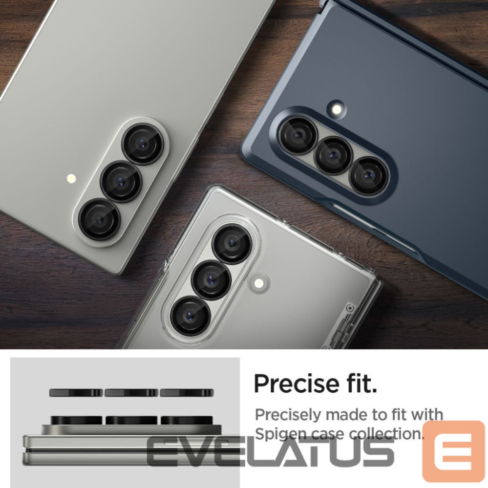 Другие товары Spigen Spigen Optik Pro HD Glas.TR EZ Fit 2-pack Camera Protector for Samsung Galaxy Z Fold 7 - Black