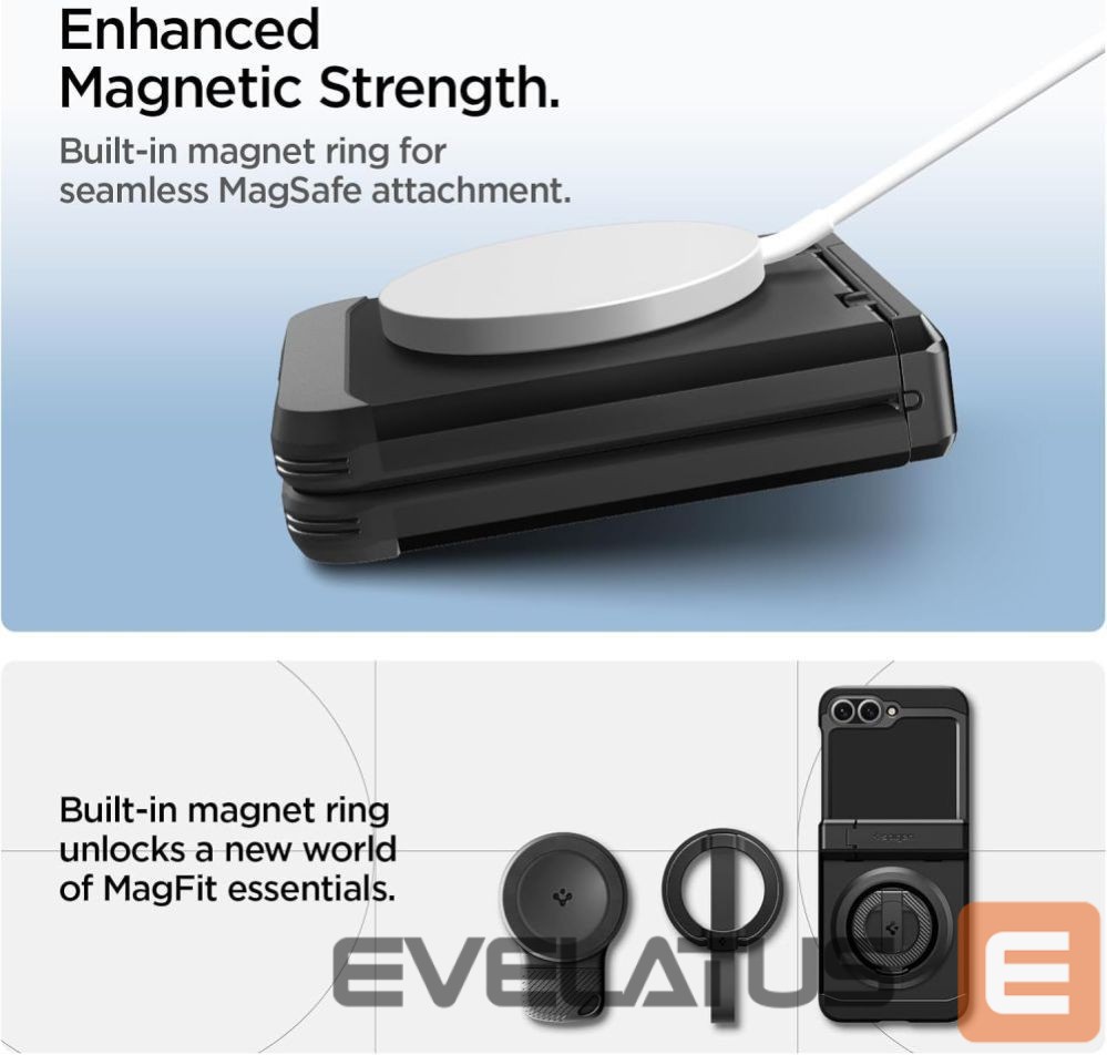 Другие товары Spigen Spigen Tough Armor Pro Mag MagSafe Case for Samsung Galaxy Z Flip 6 / 7 FE - Black
