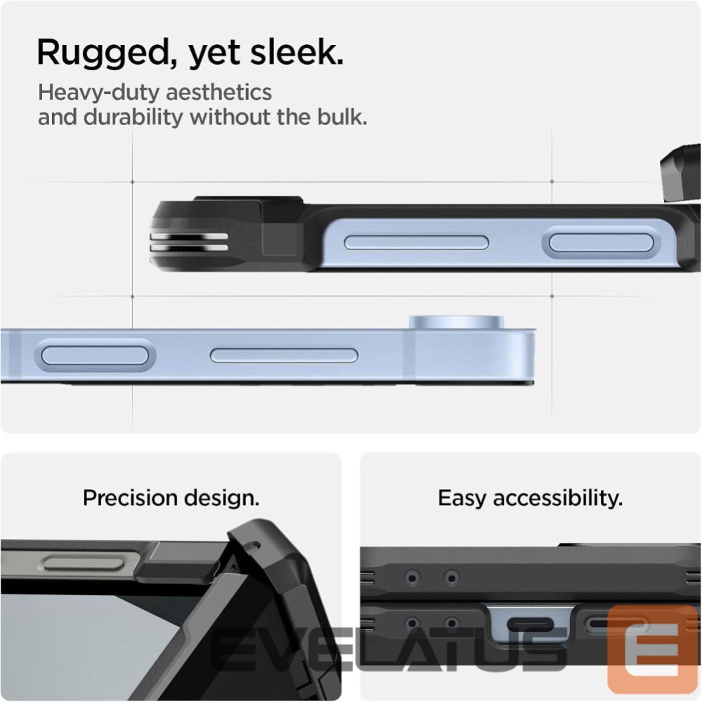Другие товары Spigen Spigen Tough Armor Pro Mag MagSafe Case for Samsung Galaxy Z Flip 6 / 7 FE - Black