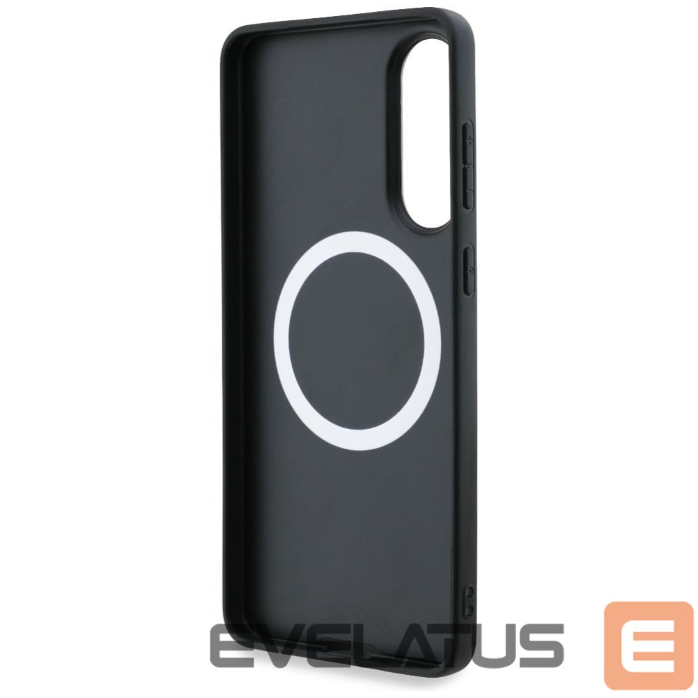 Другие товары BMW BMW Leather Oversized Stripes MagSafe case for Samsung Galaxy S25 Edge - black