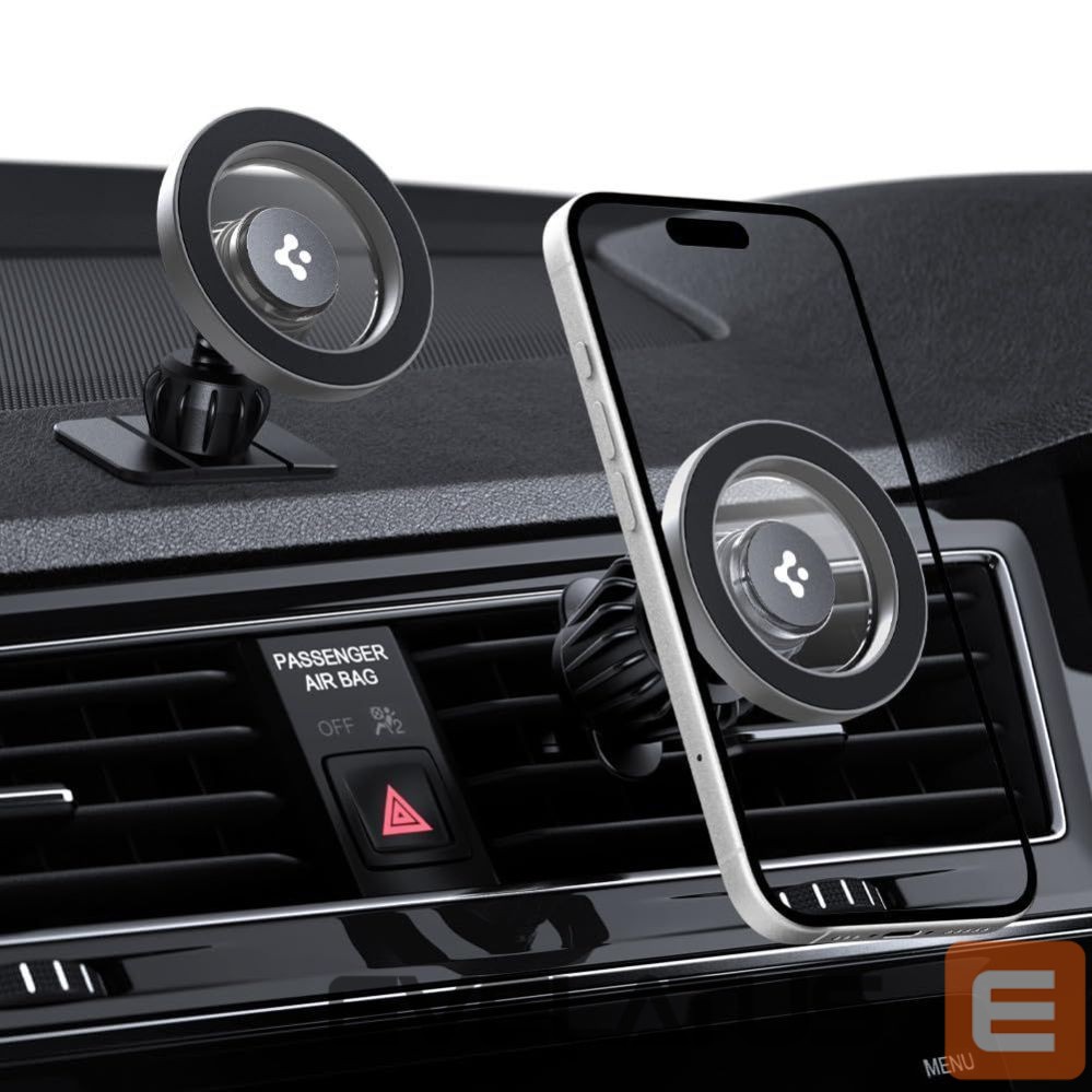 Другие товары Spigen Spigen MFT13 MagSafe Car Holder for Cockpit or Air Vent - Silver