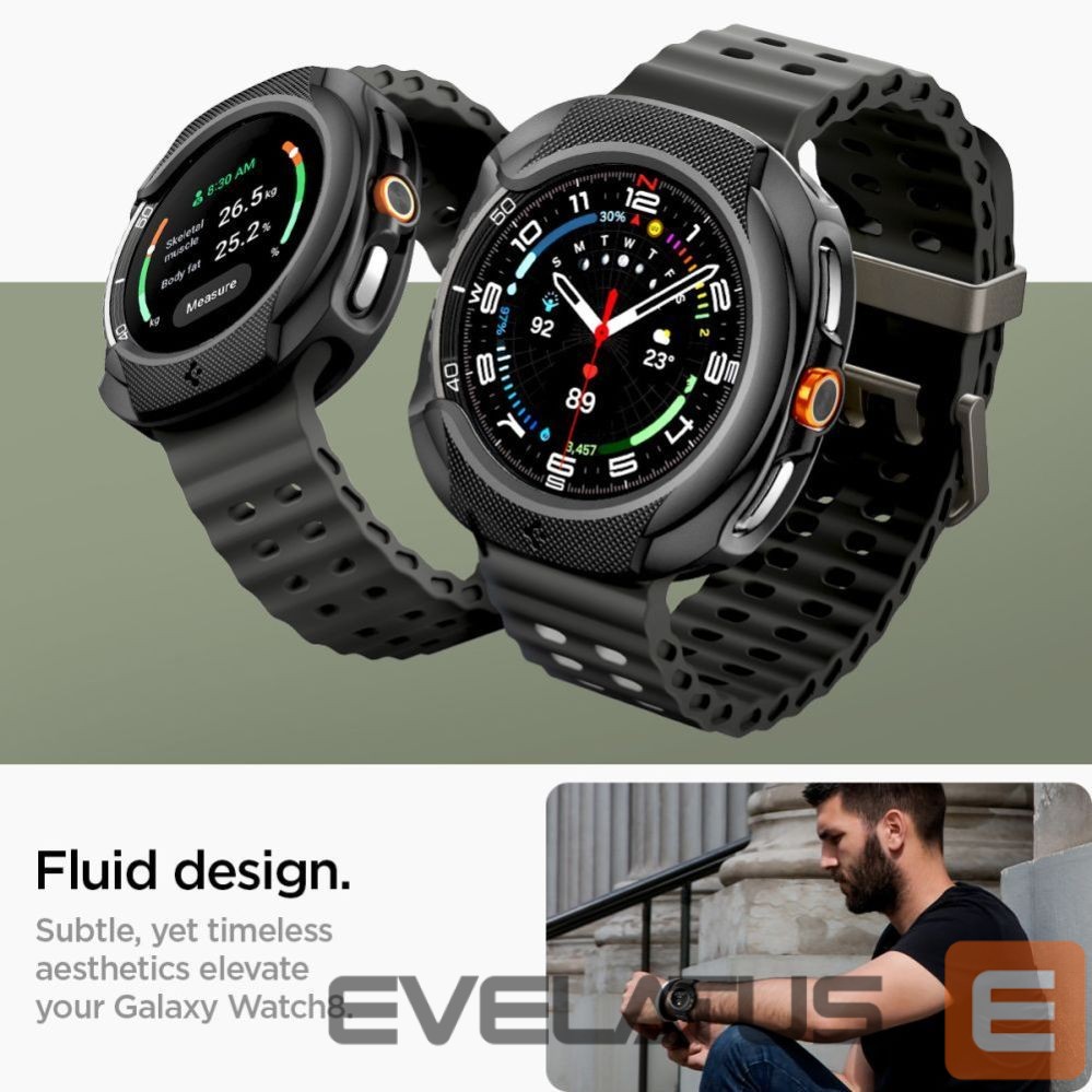 Другие товары Spigen Spigen Liquid Air Case for Samsung Galaxy Watch 8 Classic 46mm - Black