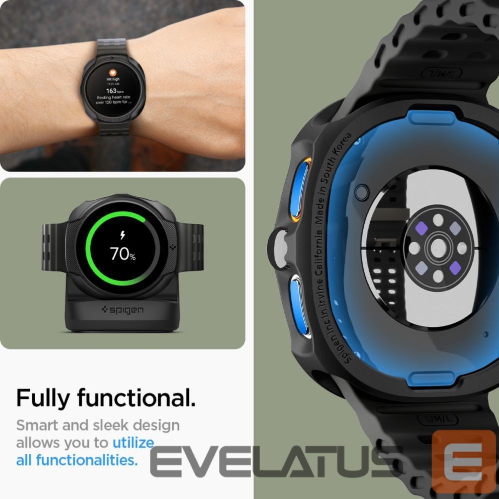Другие товары Spigen Spigen Liquid Air Case for Samsung Galaxy Watch 8 40mm - Matte Black