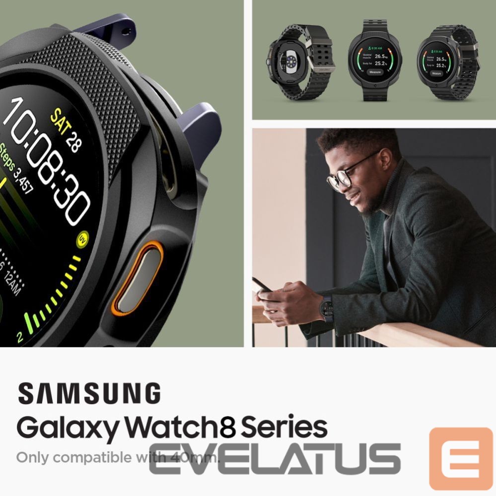 Другие товары Spigen Spigen Liquid Air Case for Samsung Galaxy Watch 8 40mm - Matte Black