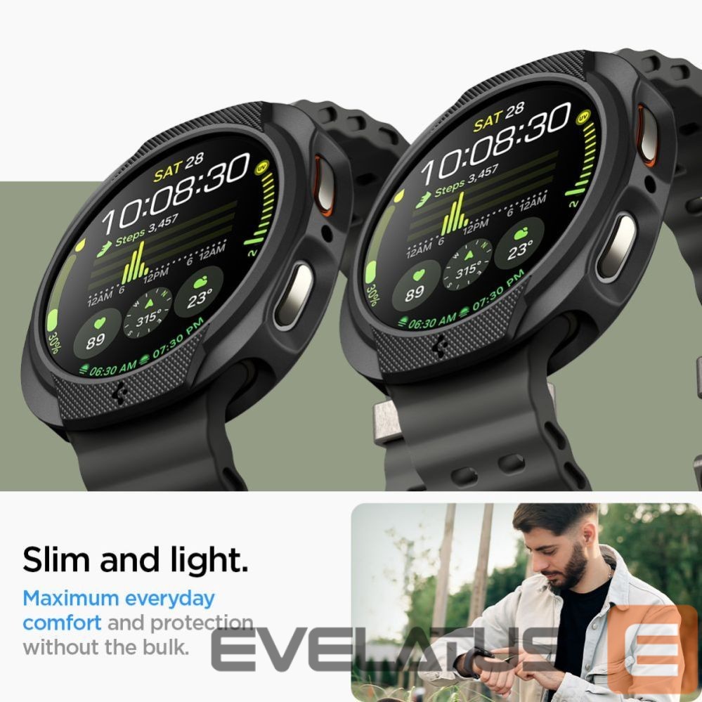 Другие товары Spigen Spigen Liquid Air Case for Samsung Galaxy Watch 8 40mm - Matte Black