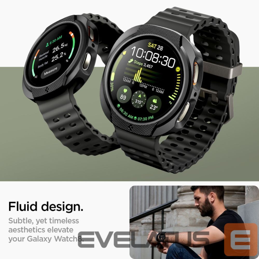 Другие товары Spigen Spigen Liquid Air Case for Samsung Galaxy Watch 8 40mm - Matte Black