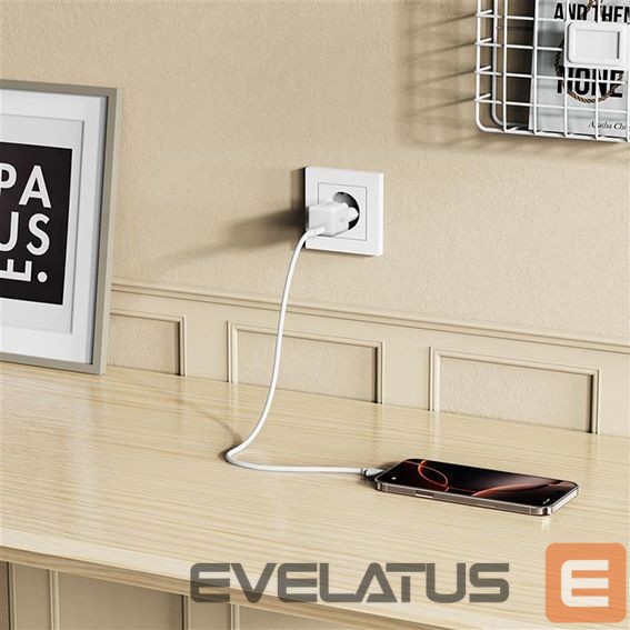Другие товары Tech-Protect Tech-Protect NCM25 USB-C PD 25W Wall Charger - White
