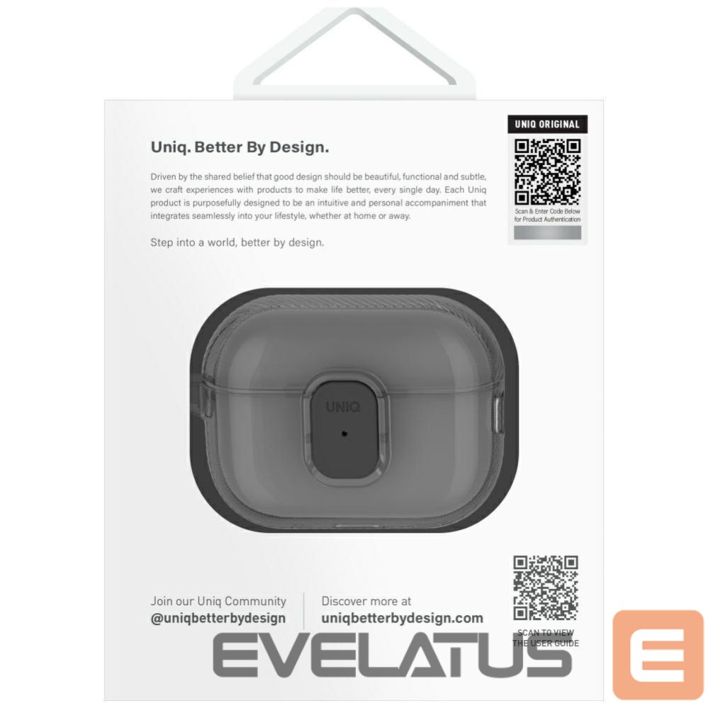 Другие товары UNIQ Uniq Glase Pro Case for AirPods Pro 2 - Transparent