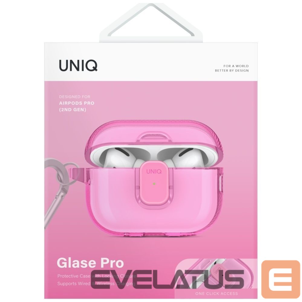 Другие товары UNIQ Uniq Glase Pro Case for AirPods Pro 2 - Pink