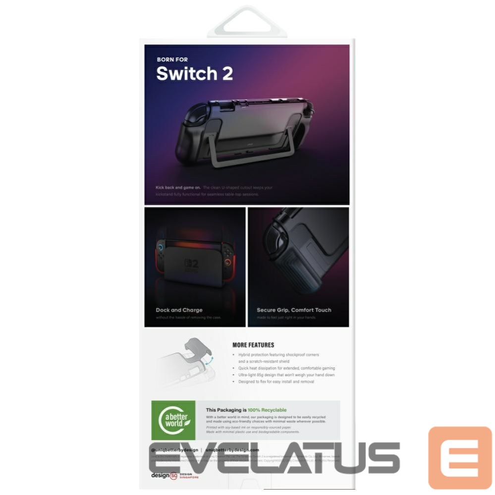 Другие товары UNIQ Uniq Hybrid Bytearmor case for Nintendo Switch 2 - black