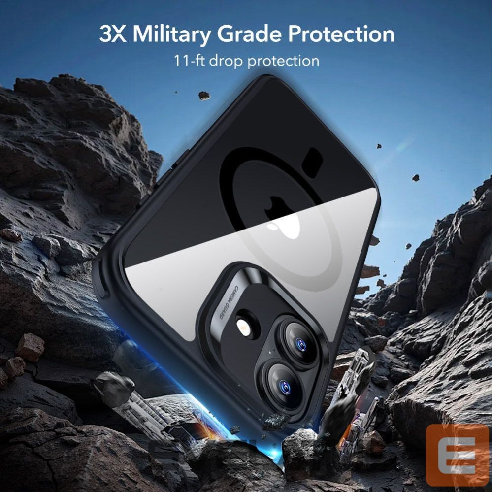 Другие товары ESR ESR Classic Hybrid MagSafe + Tempered Glass Set for iPhone 17 - Clear Black