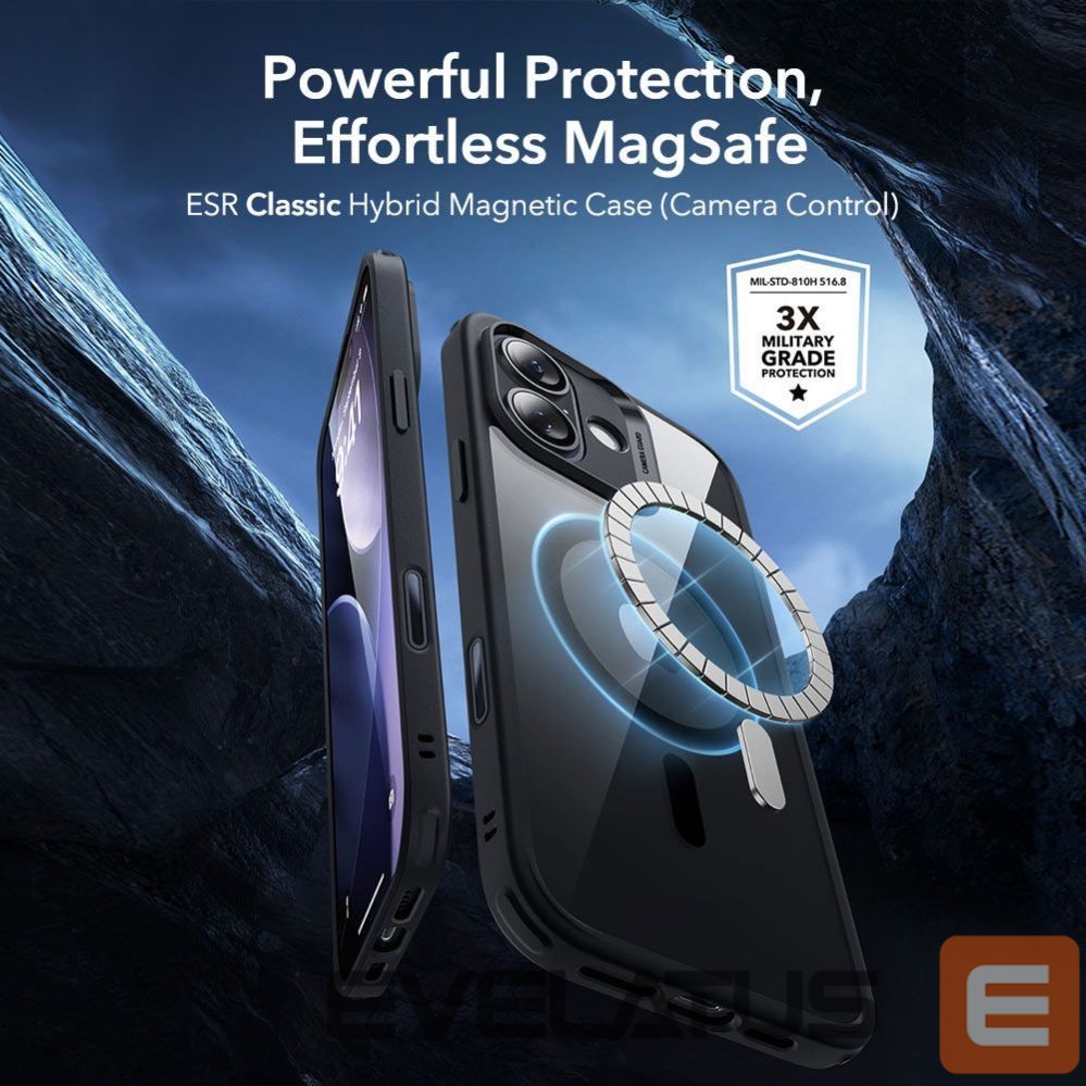 Другие товары ESR ESR Classic Hybrid MagSafe + Tempered Glass Set for iPhone 17 - Clear Black
