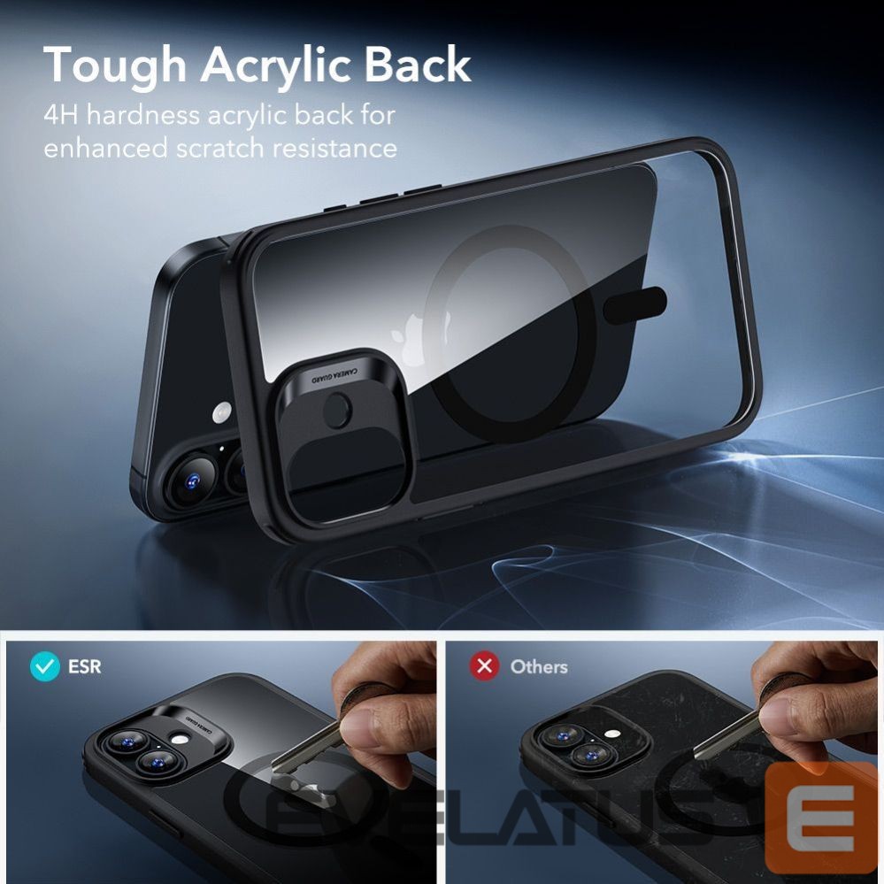 Другие товары ESR ESR Classic Hybrid MagSafe + Tempered Glass Set for iPhone 17 - Clear Black