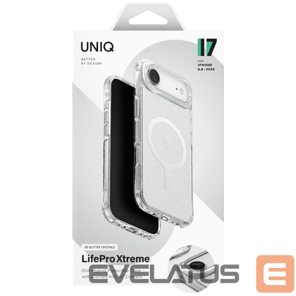 Другие товары UNIQ Uniq LifePro Xtreme Magclick Charging Case for iPhone 17 Air - Transparent-Glitter