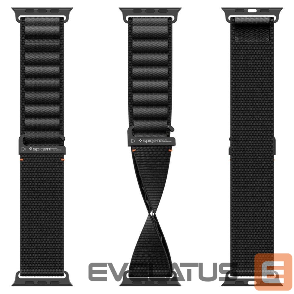 Другие товары Spigen Strap Spigen WBF1 Strap for Apple Watch 44 / 45 / 46 / 49 mm - Black