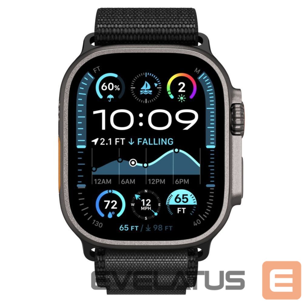 Другие товары Spigen Strap Spigen WBF1 Strap for Apple Watch 44 / 45 / 46 / 49 mm - Black