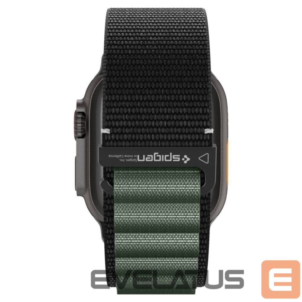 Другие товары Spigen Strap Spigen WBF1 Strap for Apple Watch 44 / 45 / 46 / 49 mm - Black and Green