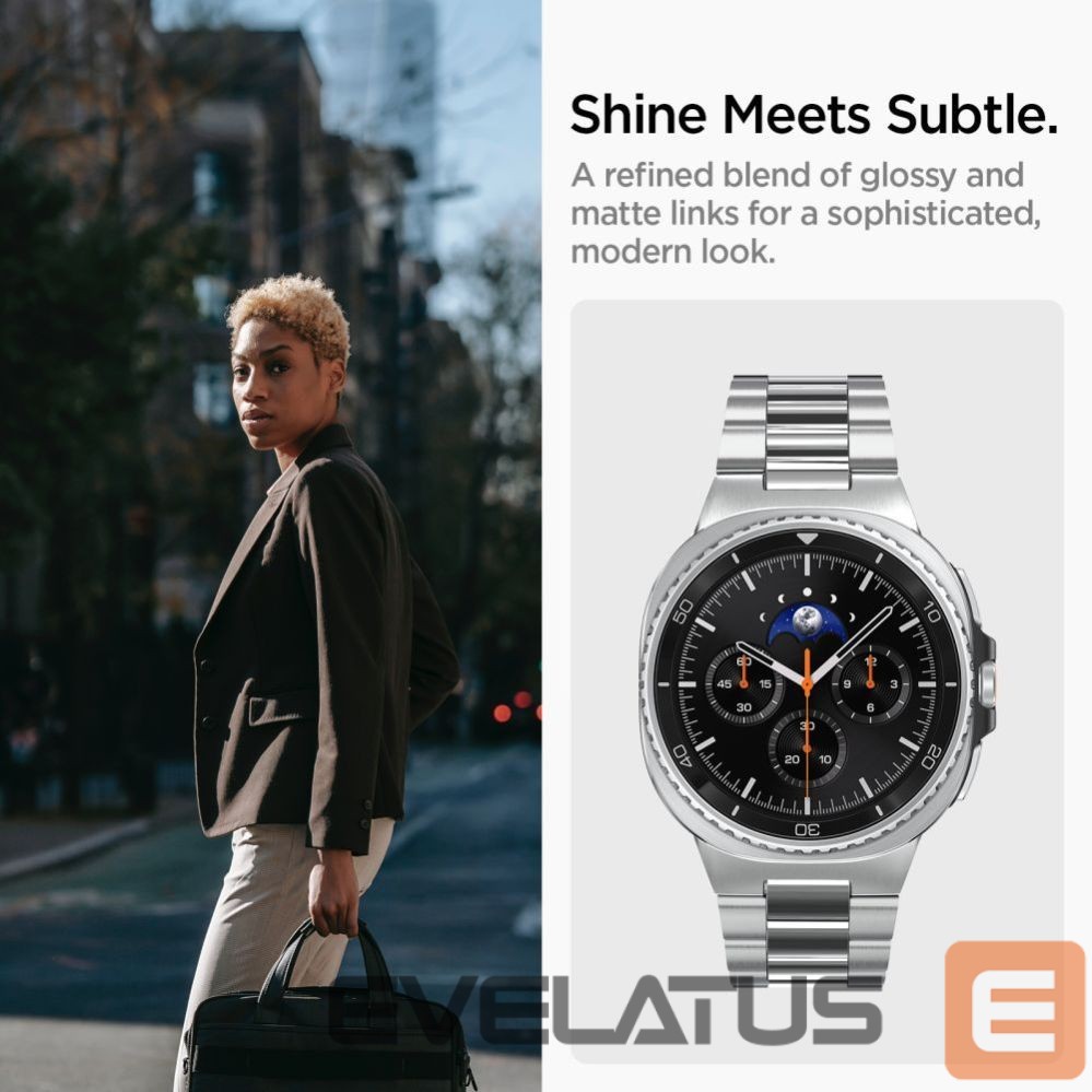 Другие товары Spigen Spigen Modern Fit Band for Samsung Galaxy Watch 40/44/46 mm - Silver