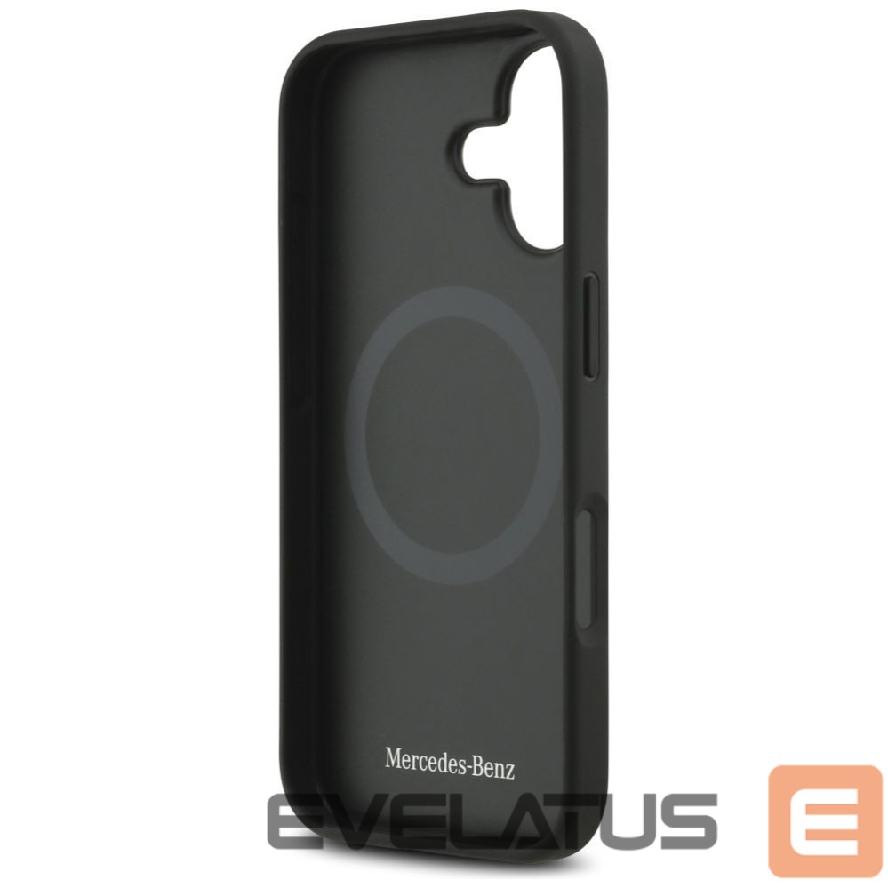 Другие товары Mercedes-Benz Mercedes Leather Large Laurel Leave MagSafe Case for iPhone 17 - Black