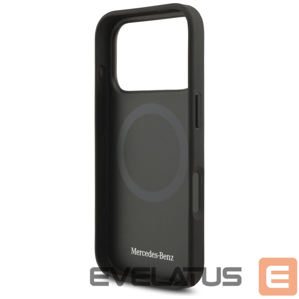 Другие товары Mercedes-Benz Mercedes Leather Large Laurel Leave MagSafe Case for iPhone 17 Pro - Black