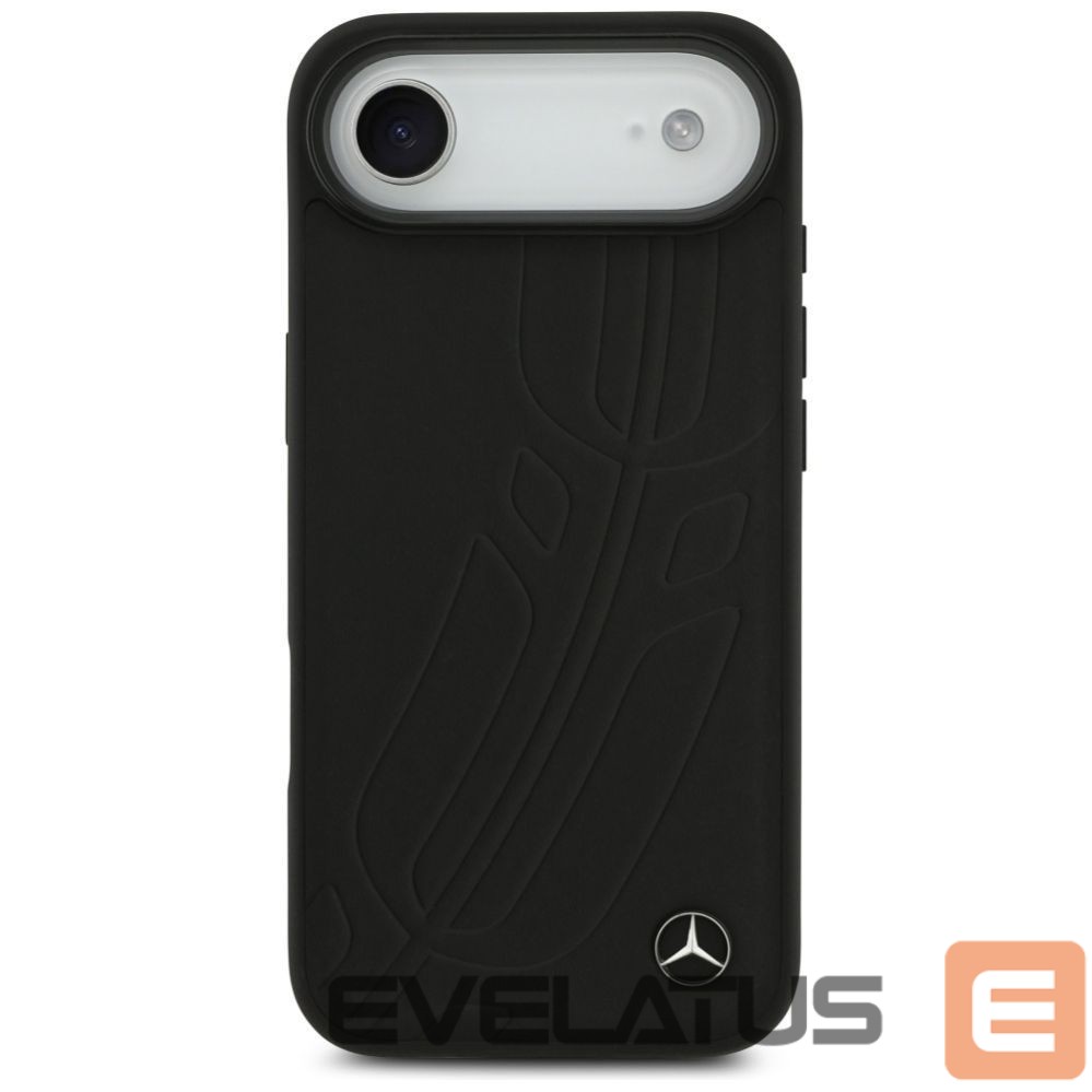 Другие товары Mercedes-Benz Mercedes Leather Large Laurel Leave MagSafe case for iPhone Air - black
