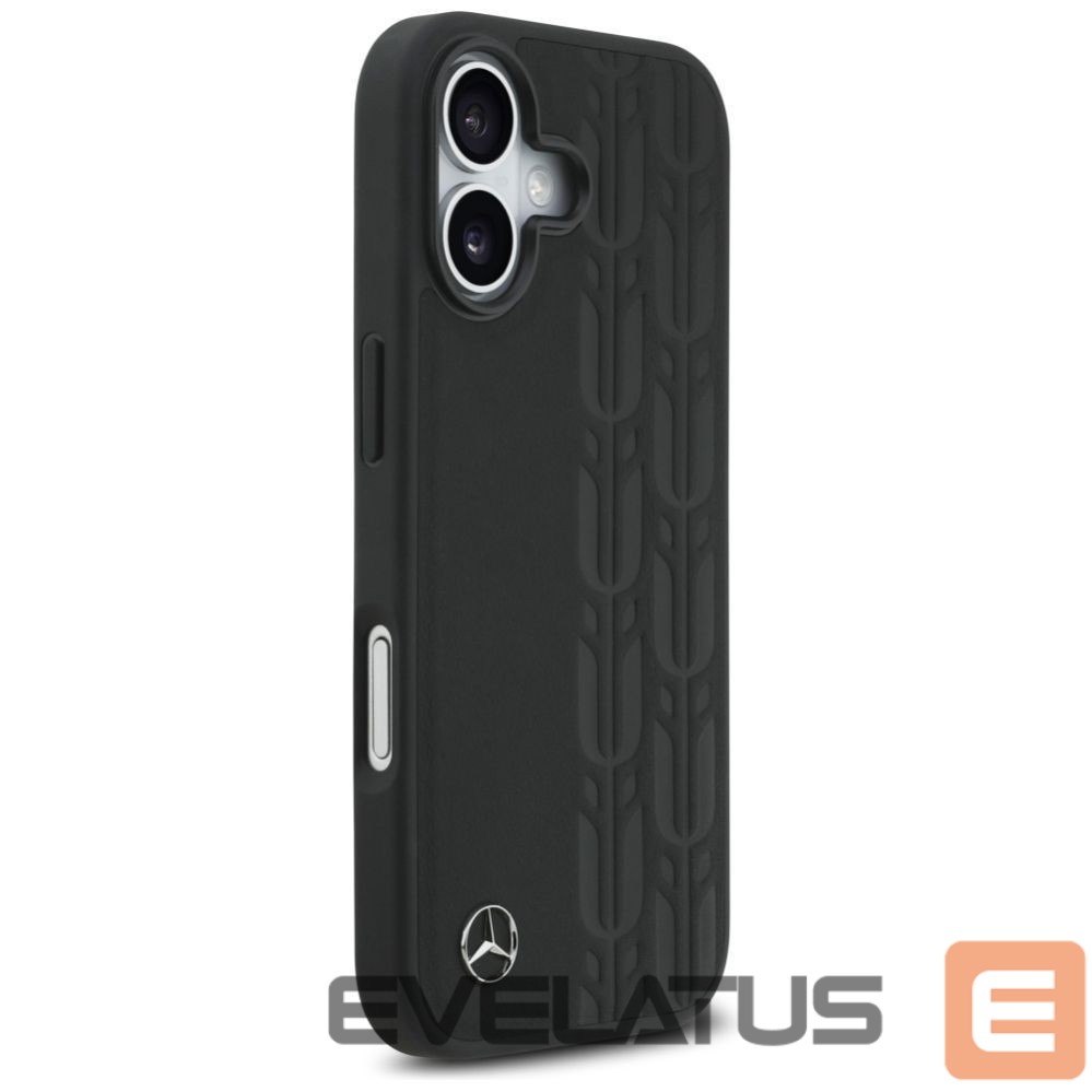 Другие товары Mercedes-Benz Mercedes Leather Laurel Leaves MagSafe Case for iPhone 17 - Black