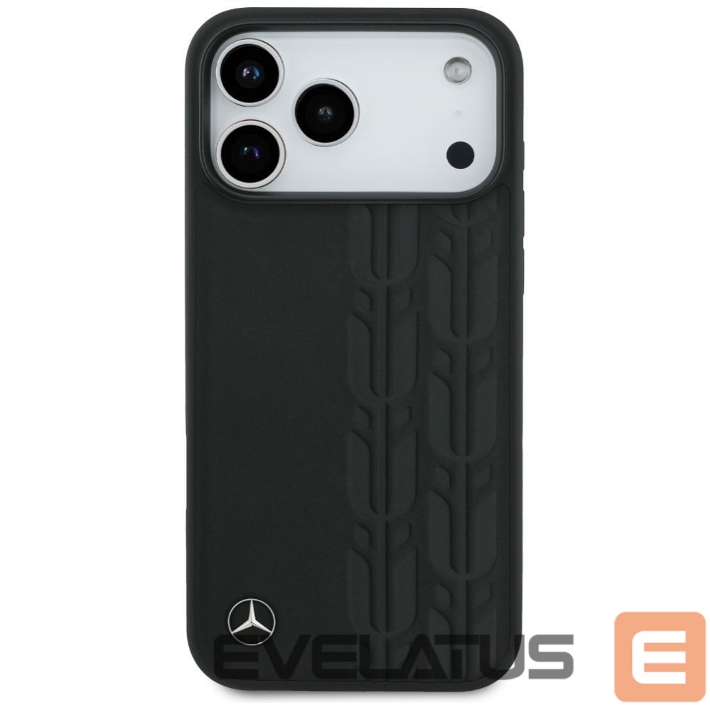 Другие товары Mercedes-Benz Mercedes Leather Laurel Leaves MagSafe Case for iPhone 17 Pro Max - Black