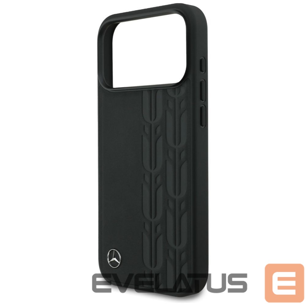 Другие товары Mercedes-Benz Mercedes Leather Laurel Leaves MagSafe Case for iPhone 17 Pro Max - Black