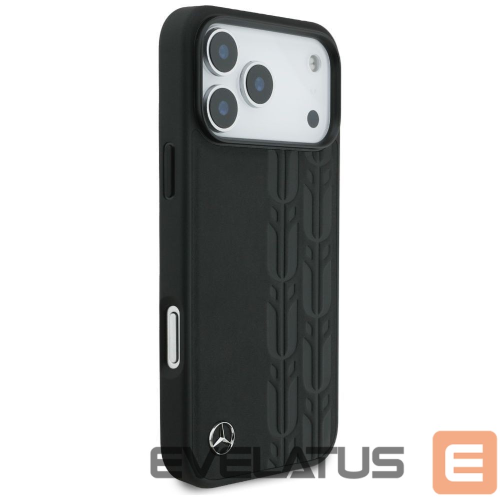 Другие товары Mercedes-Benz Mercedes Leather Laurel Leaves MagSafe Case for iPhone 17 Pro Max - Black