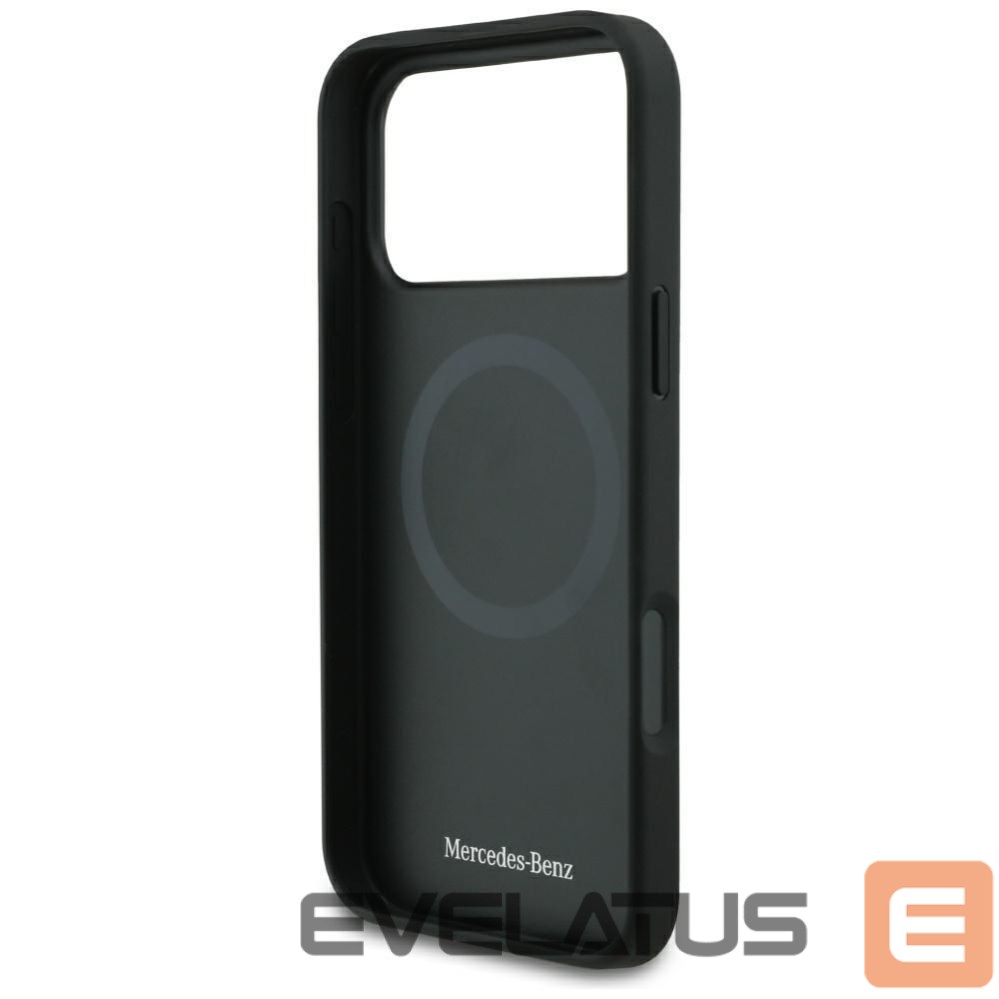 Другие товары Mercedes-Benz Mercedes Leather Laurel Leaves MagSafe Case for iPhone 17 Pro Max - Black