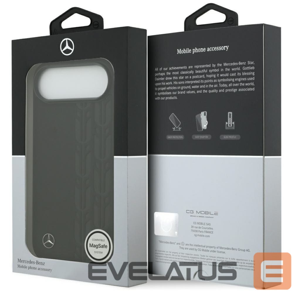 Другие товары Mercedes-Benz Mercedes Leather Laurel Leaves MagSafe Case for iPhone Air - Black