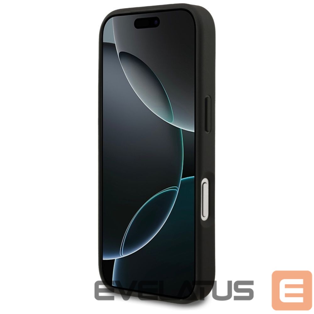 Другие товары Mercedes-Benz Mercedes Leather Star Pattern Stripes MagSafe Case for iPhone 17 Pro - Black